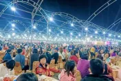 影/嘉義「海線大老」林水樹嫁女席開520桌　20分鐘煙火秀不輸國慶日