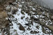 快訊/冰雪奇緣！雪山圈谷迎初雪白皚皚　絕美畫面搶先看