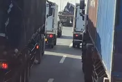 快訊/防撞車又挨撞！台61線鹿港段北上大塞車　警方排除中