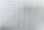 小學女兒拜拜完狂打嗝！神明到耳邊要她當乩童...在學校用紅筆寫「天語」