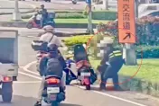 影/毒蟲未打方向燈遭警攔查　被搜出毒品竟拒捕衝撞警車