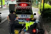 快訊/板橋環河路死亡車禍！騎士被水泥車擦撞倒地…慘遭輾爆頭