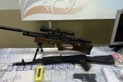 影/是要支援前線膩？樹林警執行選前肅槍掃黑專案　驚見大型狙擊槍