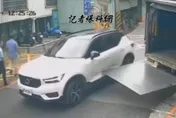 貨車違停轉角！下秒升降板狠刮「瑞典坦克」　網：30萬飛了