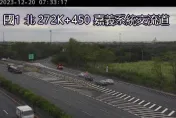 快訊/國1聯結車嘉義段起火　82線匝道出口暫時封閉