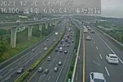 快訊/上班請小心！國道1號中壢段「2車追撞」　一度占用內線車道