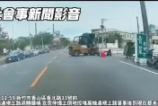 影/新竹堆高機迴轉害女騎士撞上　網控：警竟然沒開單