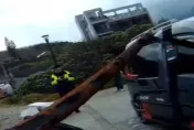 車主心淌血！七星潭電桿「突斷裂」砸凹百萬休旅車　將訴請國賠