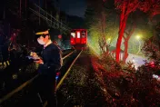 快訊/南投龍泉車站火車撞機車！60歲騎士頭骨破裂死亡