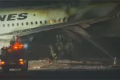 羽田機場飛機相撞事故原因曝光　客機起落架故障偏離跑道撞救災機