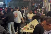 影/元旦吃跨年餐也打架！台南9人酒醉翻桌互毆　3男1女遭依法送辦