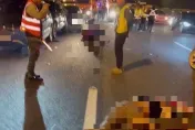 快訊/國3香山段2車追尾駕駛下車吵架遭撞飛「腿斷好幾截」　再釀6車追撞