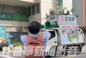 影/蕭美琴車隊掃街被「比倒讚」！汽機車綠燈被阻5分鐘喇叭狂按　中壢警道歉了