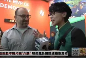 影/璩美鳳衝賴清德競選總部！採訪外媒記者談羅致政　女志工強行把人拉走制止