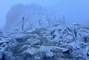 玉山零下8.5度被冰霜覆蓋！夢幻景象美麗「凍」人