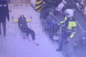 影/高屏4條通緝犯躲新竹　超商遇警赤腳逃50米踩「鐵片」噴血