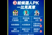 賴清德埋爐碴、南鐵強拆…一表看侯賴柯市政PK　趙少康：好好做事不是句玩笑話