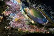 影/侯友宜選前之夜「空拍圖」太震撼！韓國瑜率藍營大咖集結　超狂人數曝光