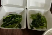 外送「60元炒青菜買一送一」超迷你、蚵仔湯僅2顆　老闆神邏輯：不算少