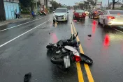 影/羅東死亡車禍！7旬婦騎車疑闖紅燈遭撞亡　驚悚彈飛影片曝光