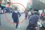 影/毒蟲通緝男見警拔腿狂奔　跑沒百公尺遭壓制搜出毒品
