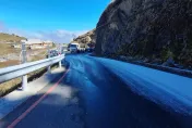 快訊/合歡山溫度驟降！恐「路面全斷面結冰」　台14甲預警性封閉