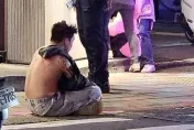 快訊/Toyz衣服遭扯破滿頭血畫面曝！踢館超哥餐廳嫌菜難吃　當街遭爆打
