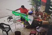影/破壞畫面曝！立委當選人鍾佳濱服務處遭砸　醉漢犯案後還找警幫叫車
