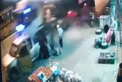 影/與死神擦肩！卡車司機打瞌睡撞飛路邊貨車　車主距離不到半公尺險遭殃