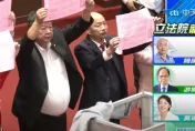 影/藍綠白防跑票拚了！國民黨立委亮票、民進黨陳亭妃監票「陳玉珍關心民眾黨投票」