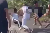 影/10人都逮到！台南西港驚見女子遭多人持械圍毆　還嗆「見一次打一次」