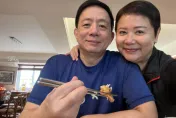 大年初一親下廚炸年糕　管中閔穿花圍裙偕妻曬恩愛：我吃了6塊