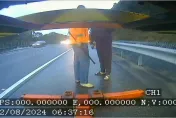 火氣有夠大！國道拖吊車搶生意亮鐵棍　酸車主「你們就好好過年」