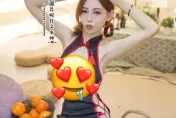長瀨昆妮辣曬新春戰袍！胸前挖空「超巨雙球」炸出　嬌喊：大吉大粒