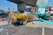 雲林麥寮「以小博大」車禍！他開小貨車疑打盹　猛撞路邊油罐車