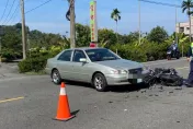 影/魂斷台3線！嘉義轎車小路突竄出　重機男撞噴「顱內出血」亡