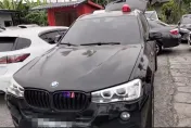 再皮啊！BMW車貼「中打」還裝警示燈　本尊把他抓起來…下場GG