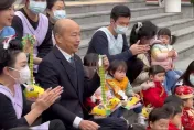 影/立院來了小小貴賓　韓國瑜合照時「這動作」愛了