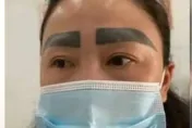 這麼粗！女子紋眉「被學徒當白老鼠？」　網：好像王小虎