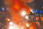 北市內湖「夜弄土地公」越炸越旺！男信眾「頭頂當場發爐」燙到上竄下跳