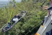 北宜公路自撞車禍！男大生騎重機彎道打滑　乘客拋飛摔駁坎重傷