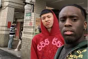 影/傳奇實況主Kai Cenat來台！兌現承諾與好兄弟Ray現身信義區　直播破9萬人在線