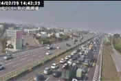 快訊/疑心臟病發作！駕駛車輛停靠避車彎　國1北上彰化段車流回堵近5公里