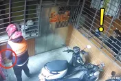 影/淡水這熊貓誇張到爆！外送一半尿急竟在管理員面前「直接解放」