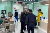 快訊/八堵派出所男警遭衝撞送醫不治！局長、分隊長趕赴醫院