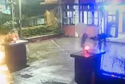 基隆警殉職/畫面曝！男撞警後　頂16度低溫「穿薄短褲」狼狽逃逸