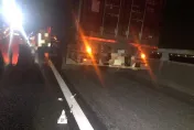 國1新營段拖吊司機處理拋錨車　慘遭聯結車猛撞「頭部重創」慘死