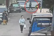 影/影片曝光！北市護校門口男扮女裝　戴假髮穿制服警追查身分