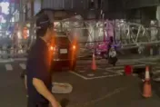 拉墜落小貨車！大吊車慘摔「第2個天坑」砸毀民宅警車　台南市府勒令停工