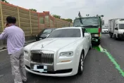 快訊/國1千萬級車禍！網見勞斯萊斯駕駛大驚：全聯老董？　業者回應了
